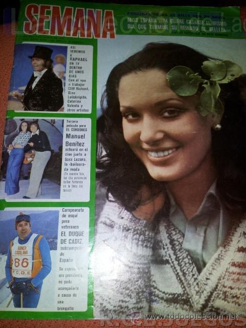 Coleccionismo de Revistas y Peri&oacute;dicos: REVISTA SEMANA NUMERO 1829.8 MARZO 1975
