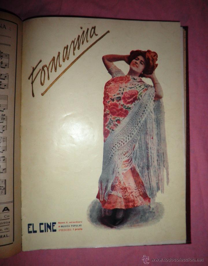 Coleccionismo de revistas y peri&oacute;dicos: EL CINE &middot; REVISTA POPULAR ILUSTRADA - ALBUMES COUPLETS - A&Ntilde;OS 1910-12.FIRMADOS POR LEOPOLDO G.BLAT.