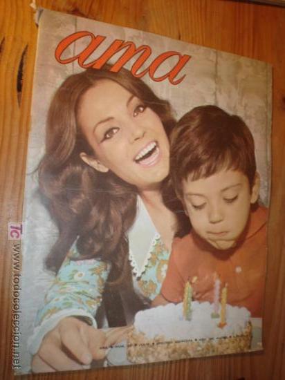 Collection Magazines and Newspapers: REVISTA AMA N&ordm; 207- 1968. EN PORTADA: CARMEN SEVILLA Y SU NI&Ntilde;O CELEBRAN QUE CUMPLE 4 A&Ntilde;ITOS.