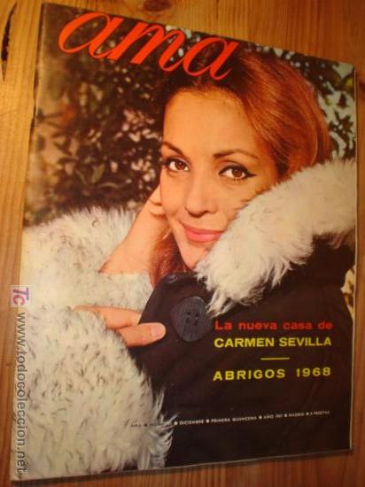 Collection Magazines and Newspapers: REVISTA AMA N&ordm; 191-1967. EN PORTADA: CARMEN SEVILLA