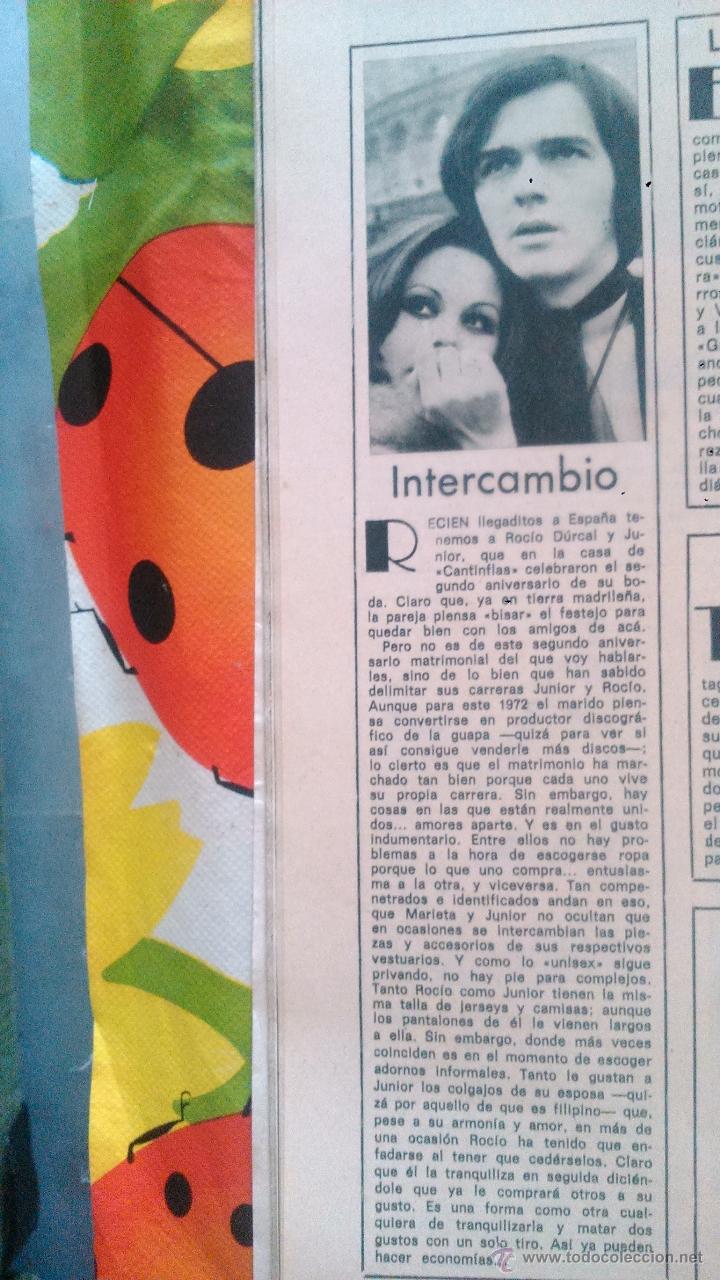 Coleccionismo de Revistas y Peri&oacute;dicos: RECORTES ROCIO DURCAL JUNIOR