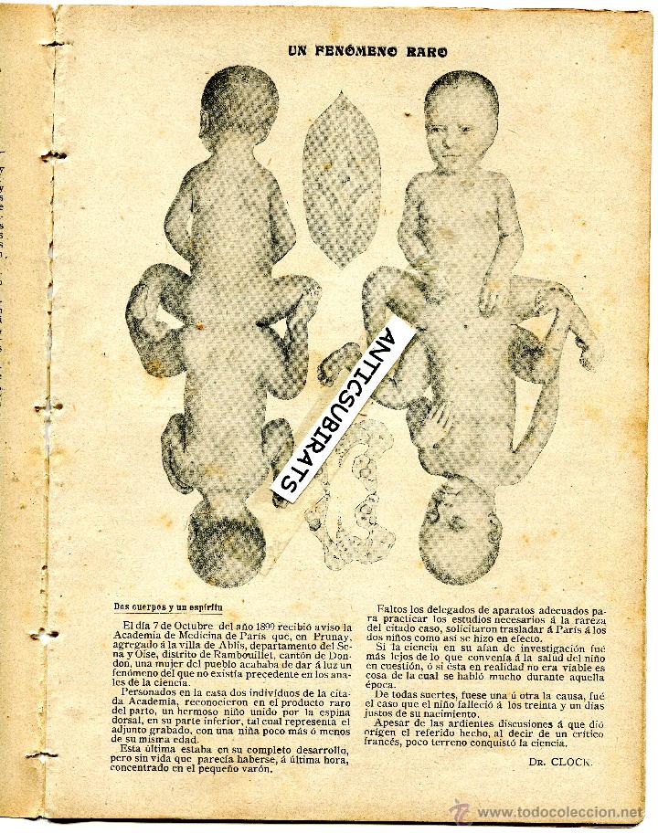 Sammeln von Zeitschriften und Zeitungen: REVISTA A&Ntilde;O 1900 LA VENDIMIA VEREMA EN CATALU&Ntilde;A ACUEDUCTO DE TARRAGONA MALFORMACIONES HUMANAS VINO