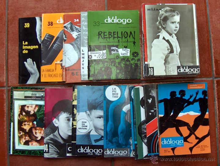 Coleccionismo de revistas y peri&oacute;dicos: IMPRESIONANTE LOTE DE 57 REVISTAS DE EDUCACION DIALOGO FAMILIA COLEGIO, A&Ntilde;OS 60-70, VER DESCRIPCI&Oacute;N