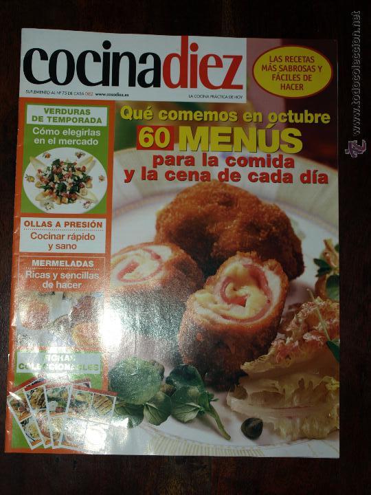 Collection Magazines and Newspapers: SUPLEMENTO COCINA DIEZ AL N&ordm; 75 DE CASA DIEZ. 28 PAG. VER FOTOS.