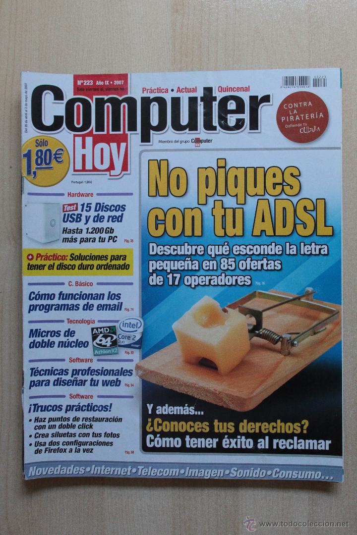 Collection Magazines and Newspapers: REVISTA COMPUTER HOY N&ordm; 223 A&Ntilde;O 2007