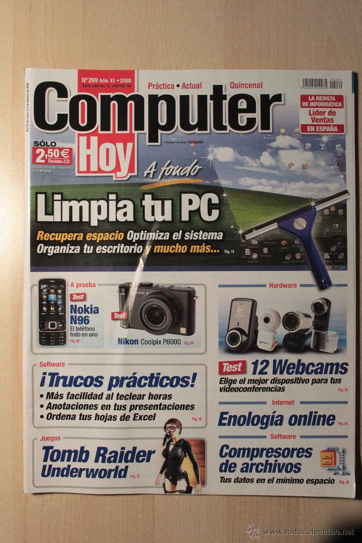Coleccionismo de revistas y peri&oacute;dicos: REVISTA COMPUTER HOY N&ordm; 269 A&Ntilde;O 2008