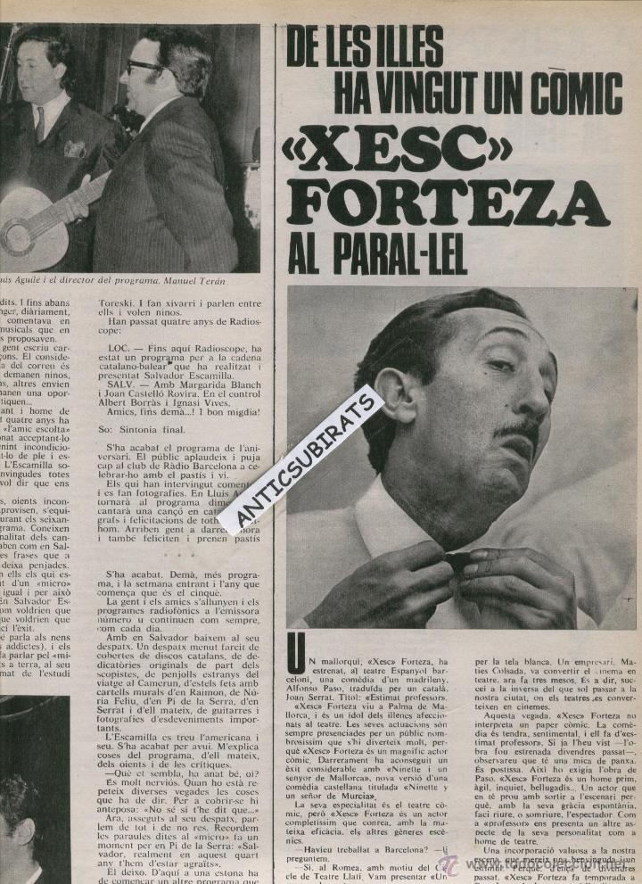 Colecionismo de Revistas e Jornais: REVISTA A&Ntilde;O 1968 RAMON FOLCH CAMARASA ESCAMILLA LUIS AGUILE XESC FORTEZA SERRAT JOAN ESTELLER