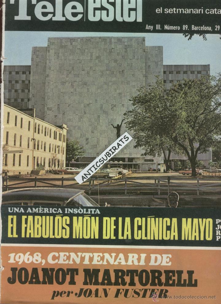 Coleccionismo de revistas y peri&oacute;dicos: REVISTA A&Ntilde;O LA CLINICA MAYO  LABORATORIOS DIFTERSA DERLAVON JOANOT MARTORELL PER JOAN FUSTER