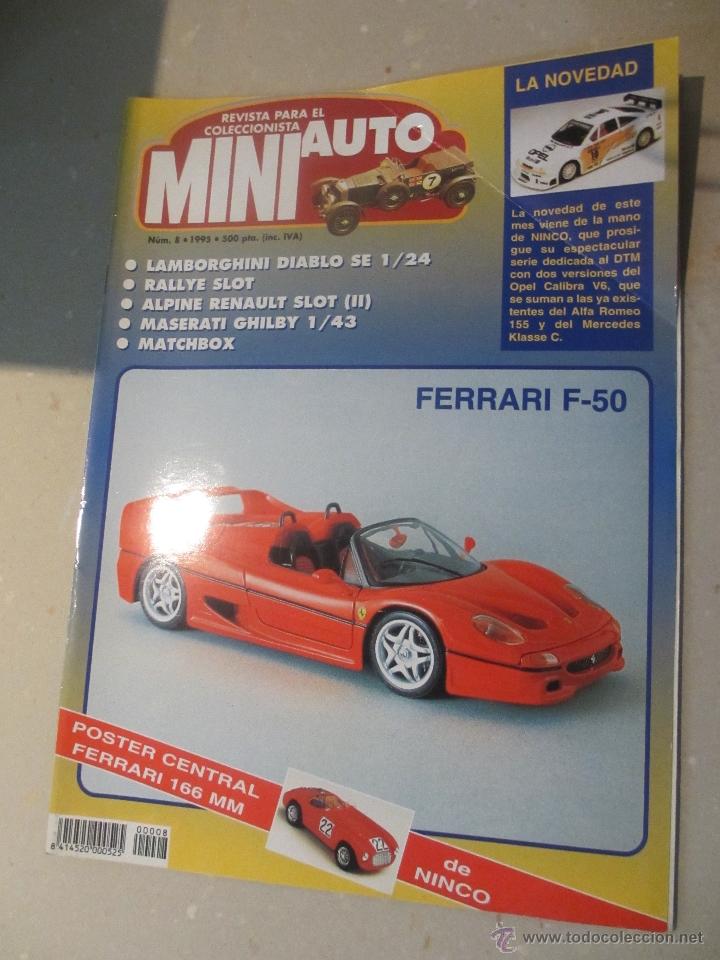 Coleccionismo de revistas y peri&oacute;dicos: revista de miniaturas  miniauto n 8... scalextric coches de coleccion..