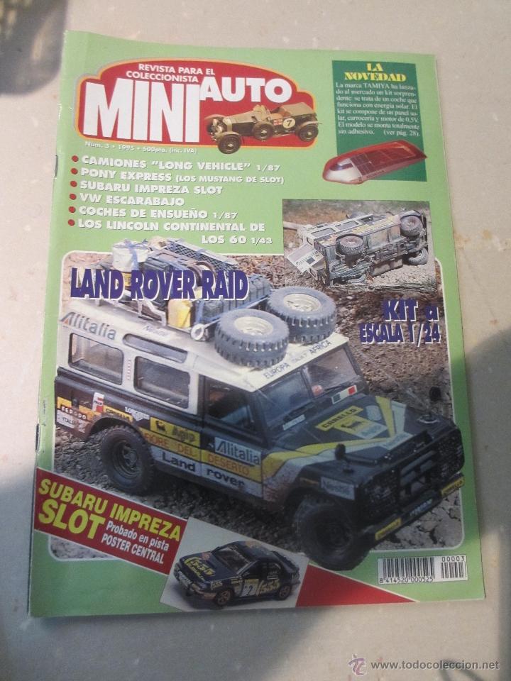 Coleccionismo de revistas y peri&oacute;dicos: miniauto n 3 revista de coches miniatura  scalextric y similares