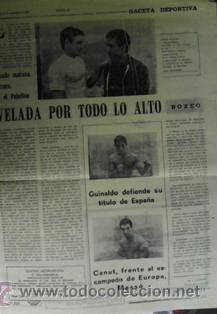 Coleccionismo de Revistas y Peri&oacute;dicos: Recorte de Peri&oacute;dico La Gaceta Regional de Salamanca, 10 de septiembre de 1980. Boxeo