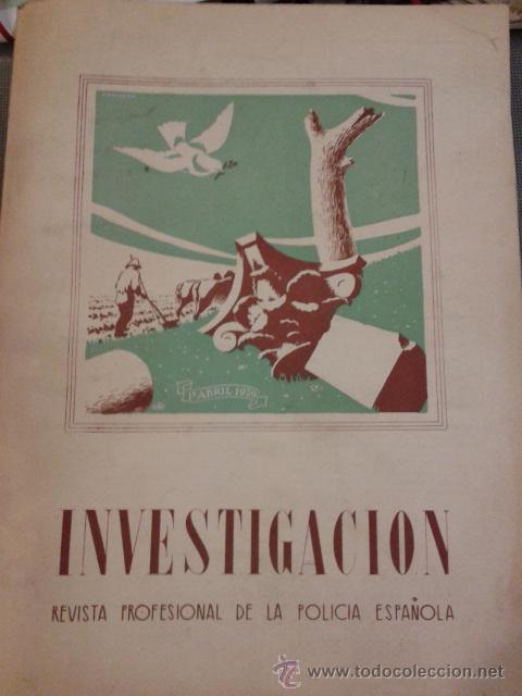 Coleccionismo de Revistas y Peri&oacute;dicos: Investigaci&oacute;n Revista profesional de la Policia espa&ntilde;ola. 1945 Hospital Bartolome Churruca