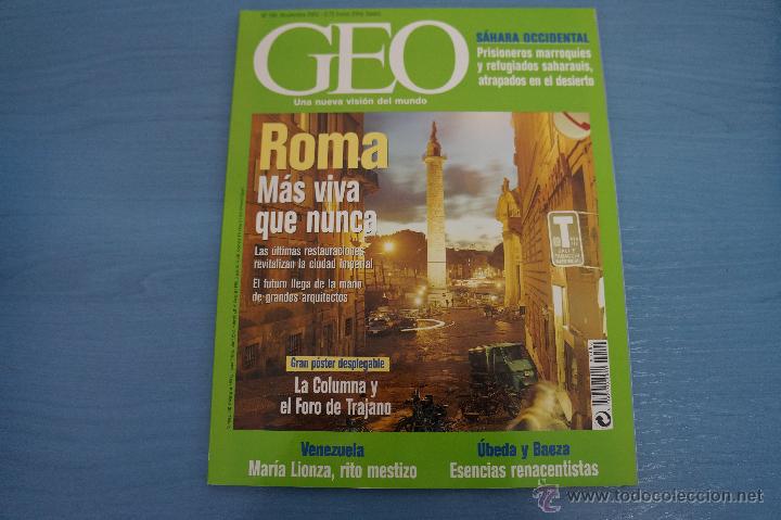 Coleccionismo de revistas y peri&oacute;dicos: REVISTA GEO ROMA N&ordm; 190