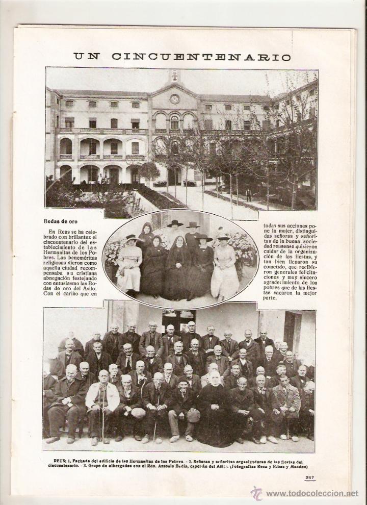 Coleccionismo de Revistas y Peri&oacute;dicos: A&Ntilde;O 1918 REUS HERMANITAS DE LOS POBRES TERRASSA ESCUELA INDUSTRIAL QUIMICA ALSASUA MITIN JAIMISTA
