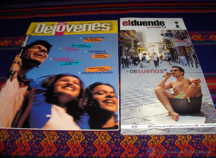 Coleccionismo de revistas y peri&oacute;dicos: EL DUENDE DE MADRID N&ordm; 8 Y DE J&Oacute;VENES N&ordm; 5. VERANO 1999. PETERSELLERS, VICTORIA ABRIL. BE. RARAS.