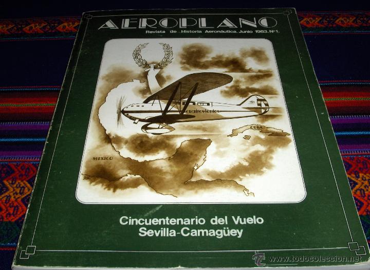 Coleccionismo de revistas y peri&oacute;dicos: AEROPLANO N&ordm;S 1 Y 19. REVISTA DE HISTORIA AERON&Aacute;UTICA. JUNIO 1983. BUEN ESTADO. RARA.