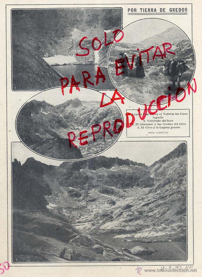 Coleccionismo de Revistas y Peri&oacute;dicos: GREDOS 1913 VALLE DE LAS CINCO LAGUNAS Y EL CIRCO HOJA REVISTA
