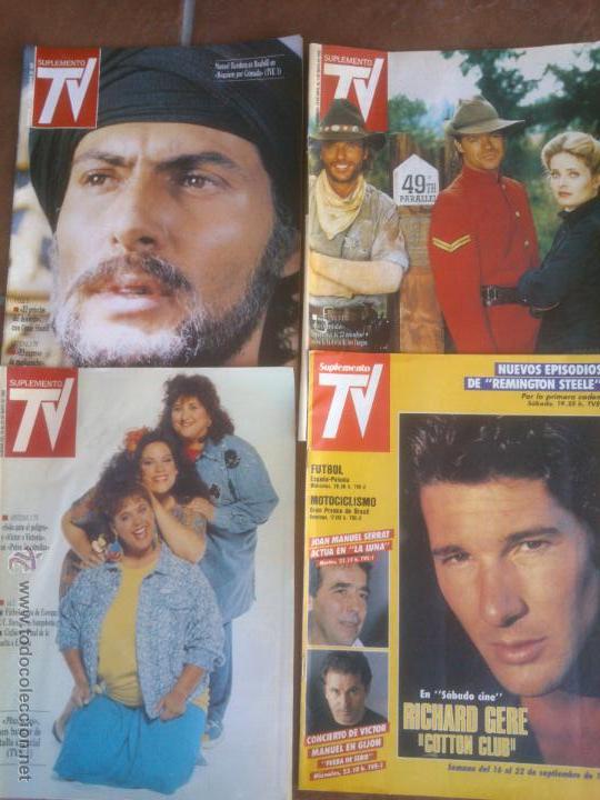 Coleccionismo de Revistas y Peri&oacute;dicos: SUPLEMENTO TV . CIUDAD FRONTERIZA .COTTON CLUB .MU&Ntilde;ECAS .EL PRINCIPE DEL DESIERTO