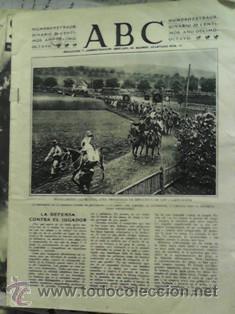 Coleccionismo de revistas y peri&oacute;dicos: P&aacute;ginas de ABC, 15 de julio de 1922, edici&oacute;n de la tarde