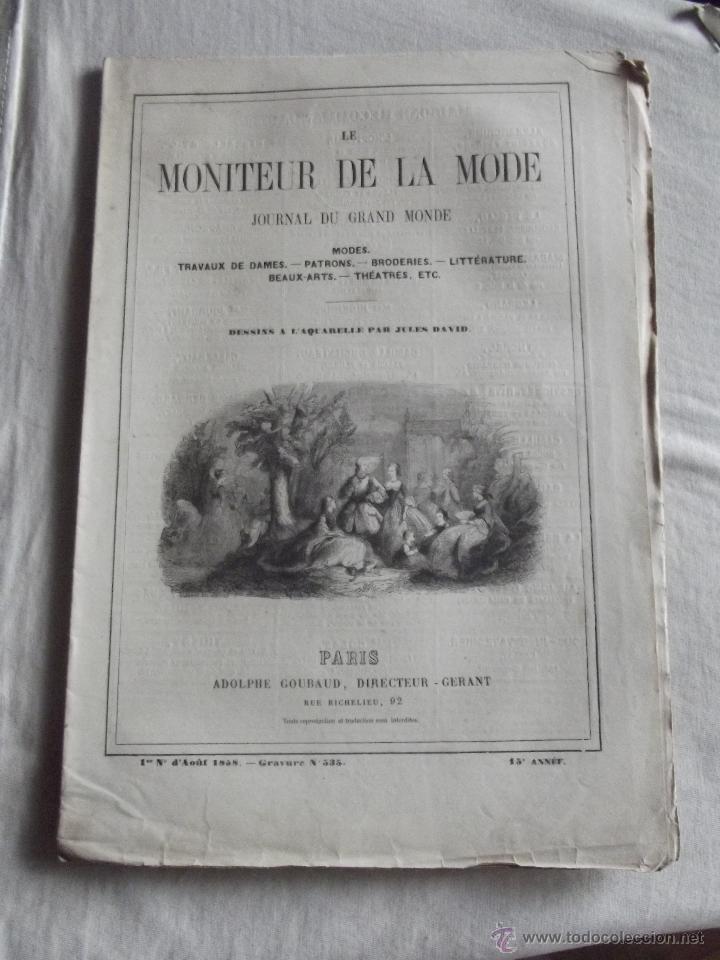 Collectionnisme de Revues et Journaux: LE MONITEUR DE LA MODE JOURNAL DU GRAND MONDE N&ordm; 567