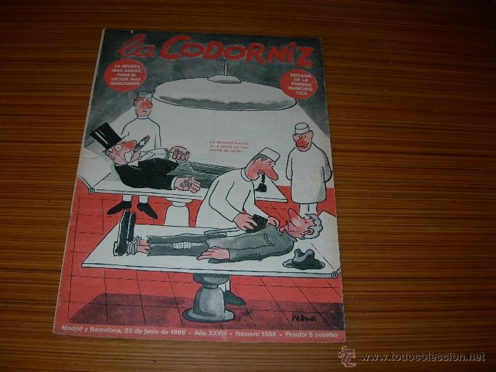 Coleccionismo de Revistas y Peri&oacute;dicos: LA CODORNIZ  N&ordm; 1388