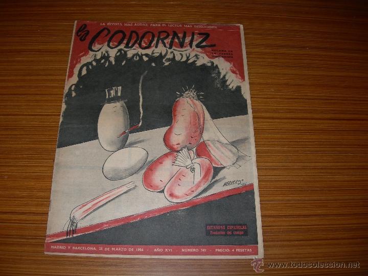 Coleccionismo de Revistas y Peri&oacute;dicos: LA CODORNIZ N&ordm; 749