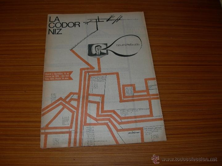Coleccionismo de Revistas y Peri&oacute;dicos: LA CODORNIZ N&ordm; 1474