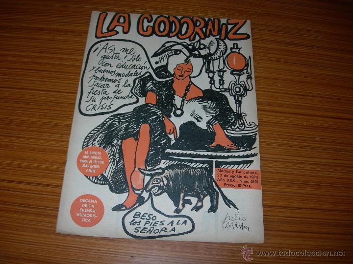 Coleccionismo de Revistas y Peri&oacute;dicos: LA CODORNIZ N&ordm; 1501