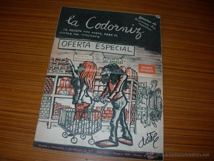 Coleccionismo de Revistas y Peri&oacute;dicos: LA CODORNIZ N&ordm; 1525