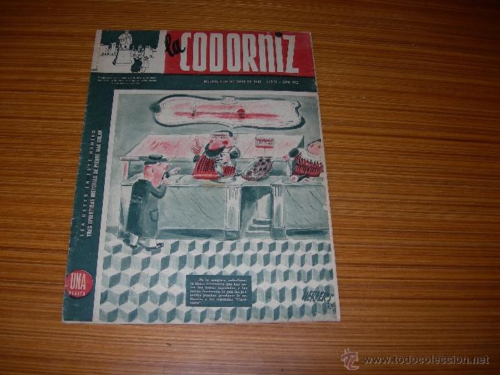Coleccionismo de Revistas y Peri&oacute;dicos: LA CODORNIZ N&ordm; 122