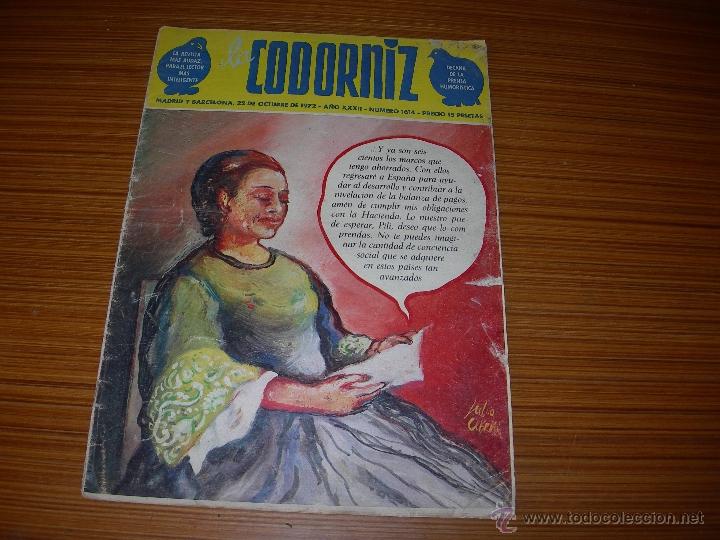 Coleccionismo de Revistas y Peri&oacute;dicos: LA CODORNIZ N&ordm; 1614