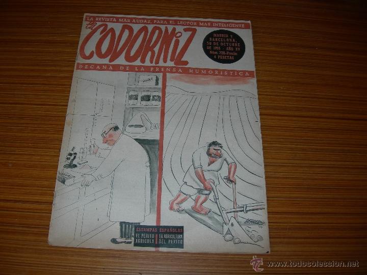 Coleccionismo de Revistas y Peri&oacute;dicos: LA CODORNIZ N&ordm; 728