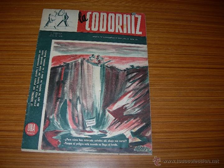Coleccionismo de Revistas y Peri&oacute;dicos: LA CODORNIZ N&ordm; 128