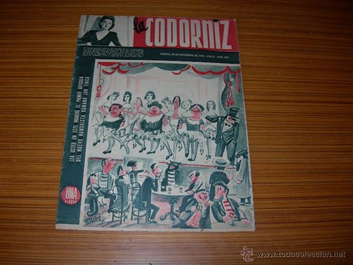 Coleccionismo de Revistas y Peri&oacute;dicos: LA CODORNIZ N&ordm; 130