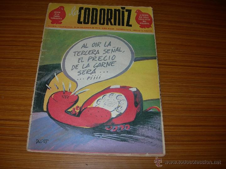 Coleccionismo de Revistas y Peri&oacute;dicos: LA CODORNIZ N&ordm; 1622