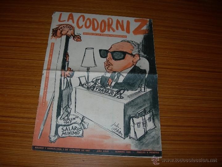Coleccionismo de Revistas y Peri&oacute;dicos: LA CODORNIZ N&ordm; 1350