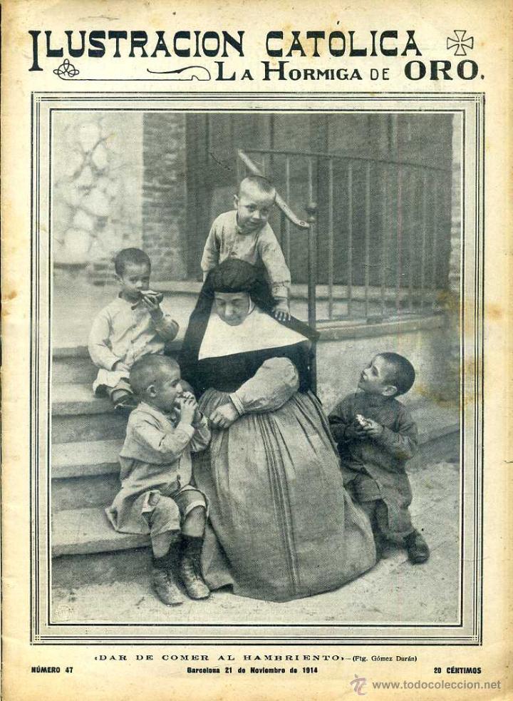 Coleccionismo de revistas y peri&oacute;dicos: HORMIGA DE ORO ILUSTRACI&Oacute;N CAT&Oacute;LICA 21 - XI -1914