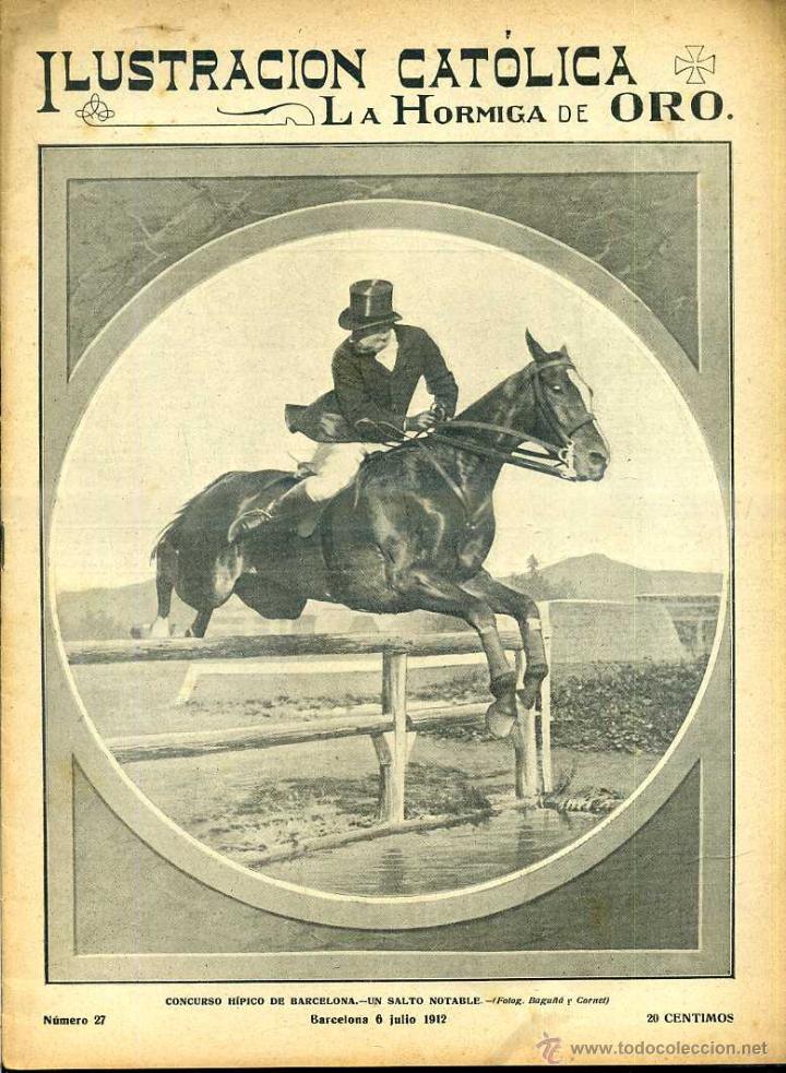 Coleccionismo de revistas y peri&oacute;dicos: HORMIGA DE ORO ILUSTRACI&Oacute;N CAT&Oacute;LICA 6 - VII -1912