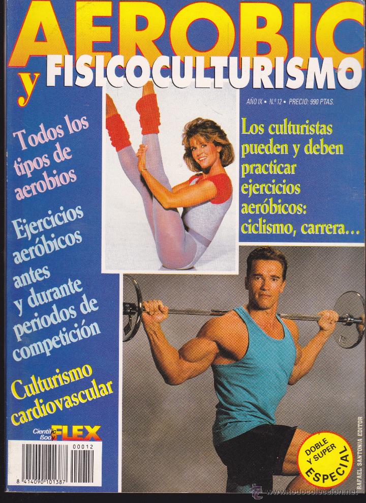 Coleccionismo de revistas y peri&oacute;dicos: REVISTA LIBRO DOBLE Y SUPER ESPECIAL AEROBIC Y FISICOCULTURISMO