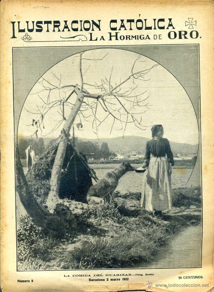 Coleccionismo de revistas y peri&oacute;dicos: HORMIGA DE ORO ILUSTRACI&Oacute;N CAT&Oacute;LICA 2 - III -1912