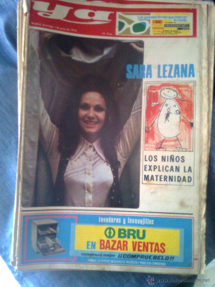 Coleccionismo de Revistas y Peri&oacute;dicos: Diario Ya - 1 de Julio 1975. Sara Lezana, Defensa De madrid, Publ. San Miguel, Kojak..