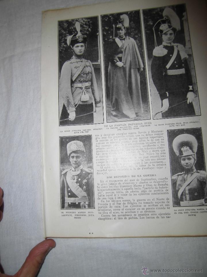 Collection Magazines and Newspapers: LA FAMILIA IMPERIAL RUSA HOJA DE REVISTA BLANCO Y NEGRO 1914