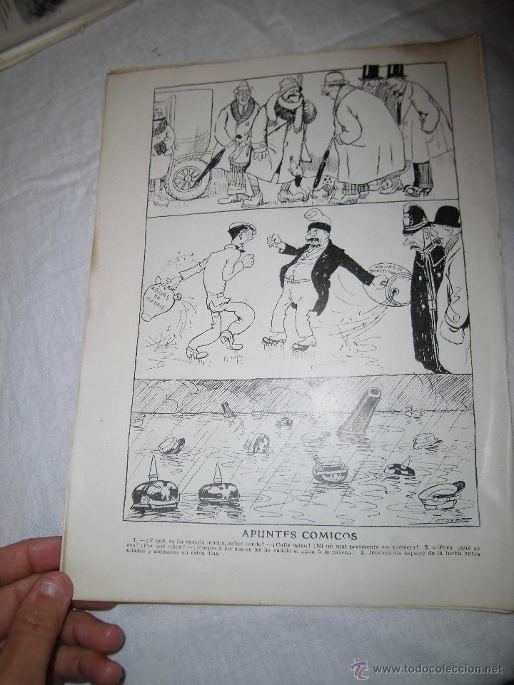 Collection Magazines and Newspapers: APUNTES COMICOS POR TOVAR HOJA DE REVISTA BLANCO Y NEGRO 1914