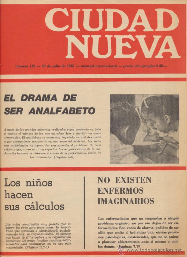 Collezionismo di Riviste e Giornali: CIUDAD NUEVA. N&ordm;  138. REVISTA ARGENTINA.