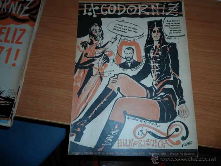 Coleccionismo de Revistas y Peri&oacute;dicos: LA CODORNIZ N&ordm; 1556
