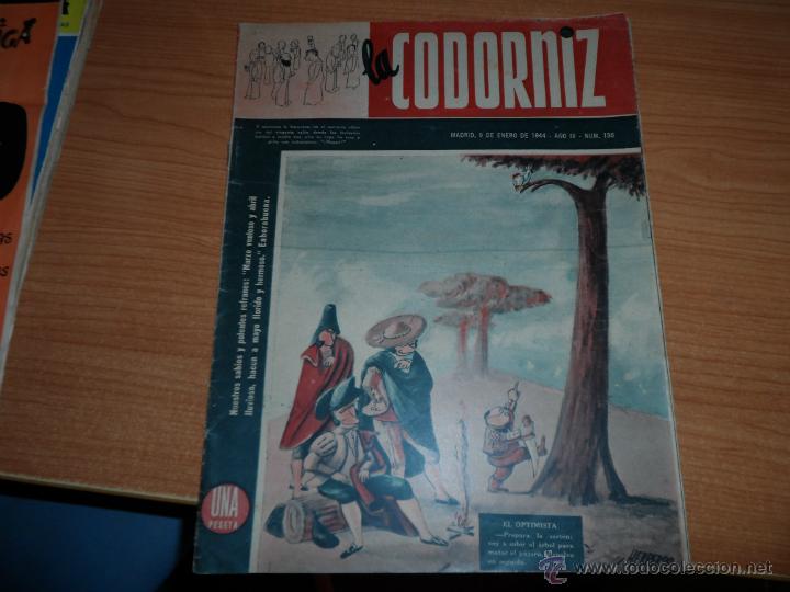 Coleccionismo de Revistas y Peri&oacute;dicos: LA CODORNIZ N&ordm; 136