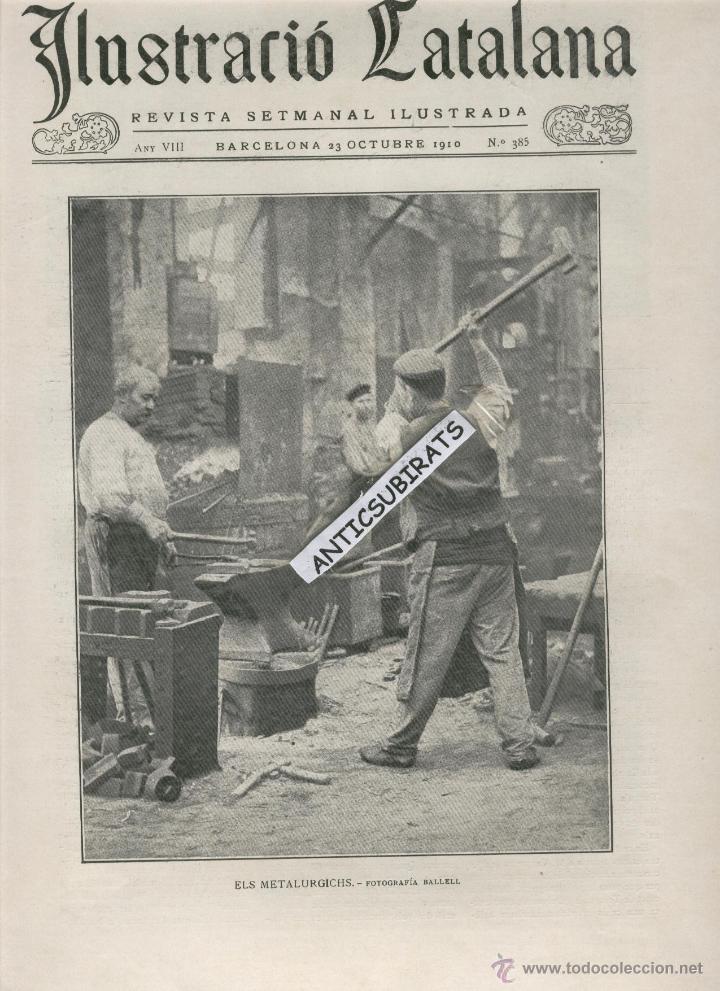 Colecionismo de Revistas e Jornais: REVISTA A&Ntilde;O 1910 FORJA FERRER CONGRESO ANTI TUBERCULOSO DE BARCELONA PALAU DE LA MUSICA CLUB NATACI
