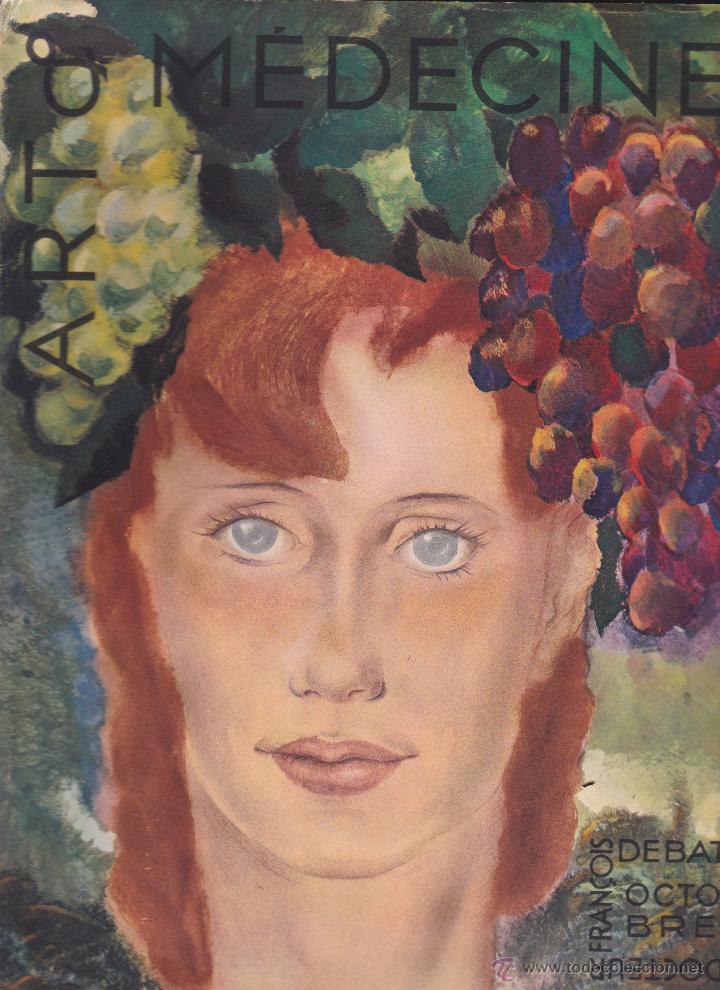 Coleccionismo de revistas y peri&oacute;dicos: REVISTA ART Y M&Eacute;DECINE OCTUBRE 1934 EN FRANCES.