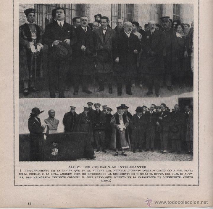 Coleccionismo de Revistas y Peri&oacute;dicos: * ALCOI * ALCOY * Gonzalo Canto, Am&eacute;rica Sosa, Jos&eacute; Ca&ntilde;amaque - 1924