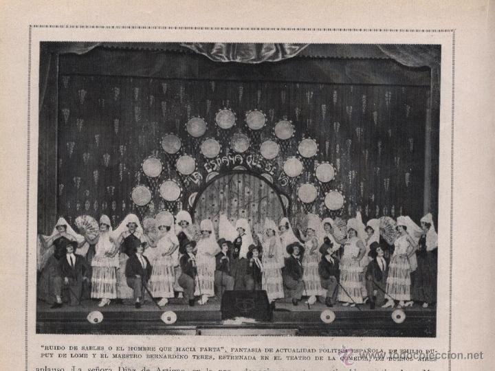 Coleccionismo de Revistas y Peri&oacute;dicos: * TEATRO * Ruido de Sables o el Hombre que Hac&iacute;a Falta, de Emilio Dupuy de Lomes  - 1924